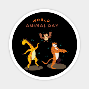 World animal day Magnet